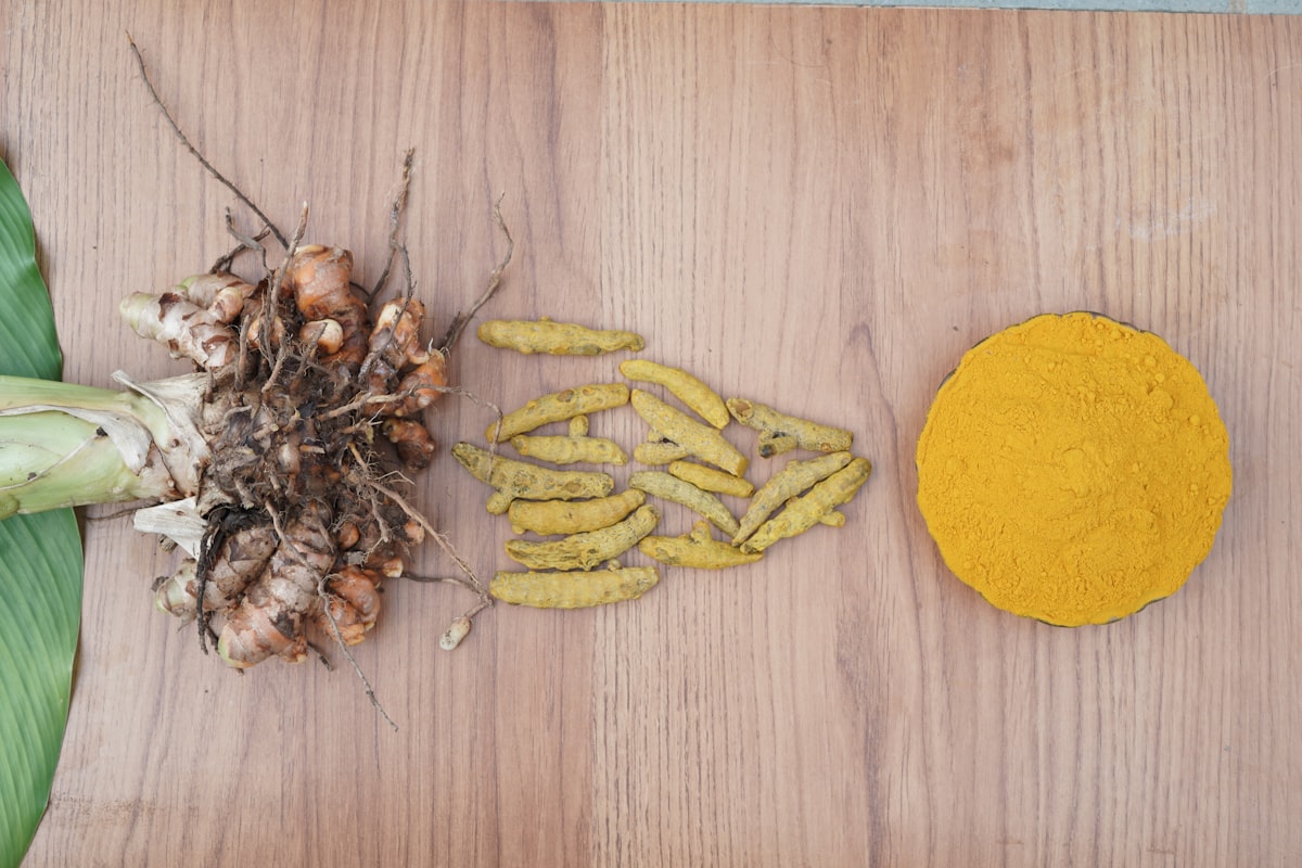 Épices anti-inflammatoires comme le curcuma